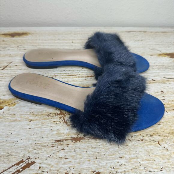Raye Sawtelle Faux Fur Slides 6.5 - Picture 5 of 9